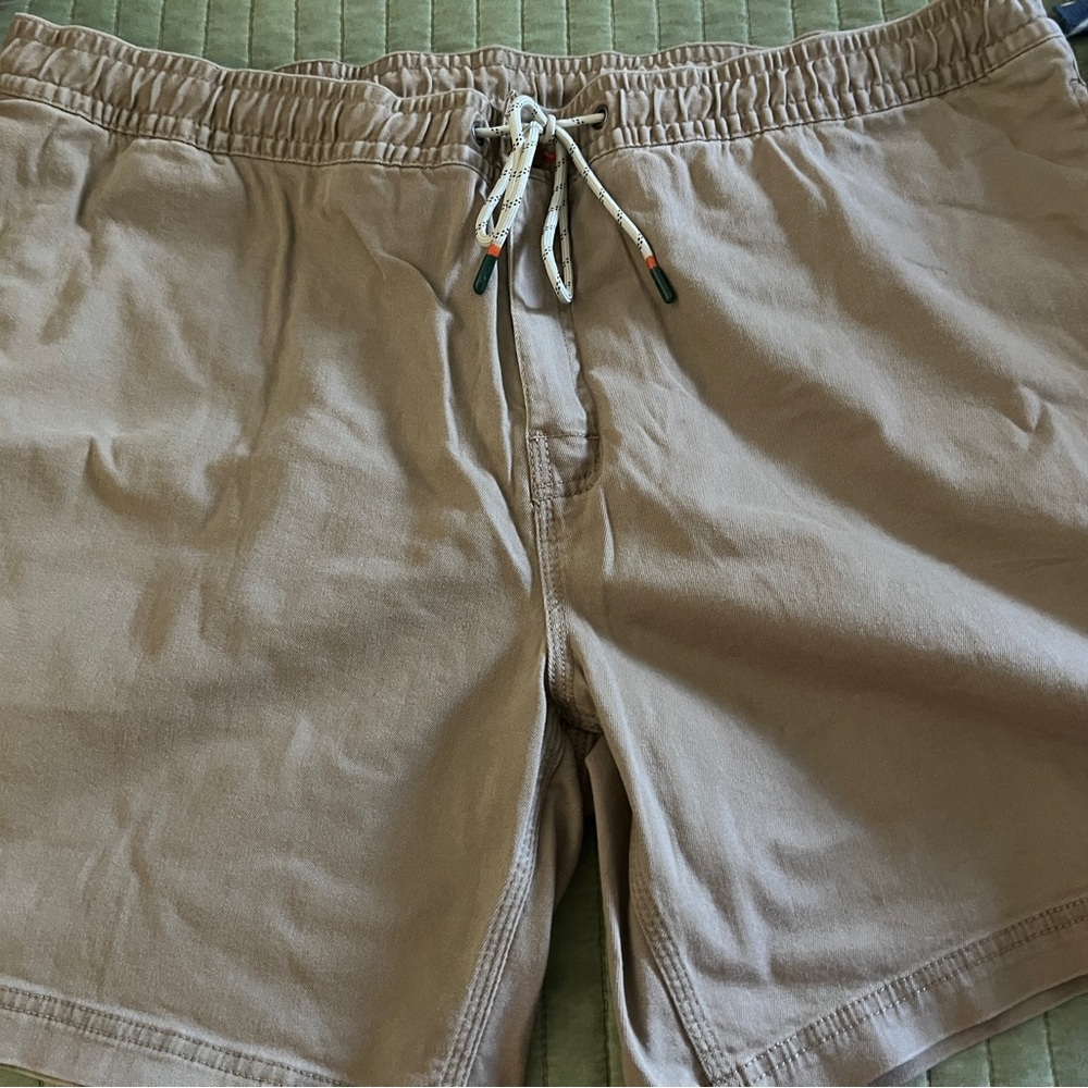 George Men's Flat Front Shorts - Tan